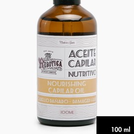 MI REBOTICA Nourishing hair oil 100 ml: hair vitamins: hair oil: with castor, organ, jojoba, almond and grape seeds: moisturises, nourishes and repairs the hair ends