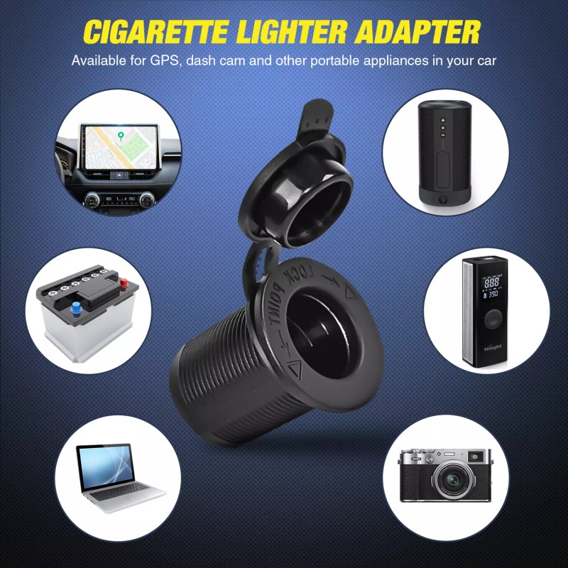 Nilight 4 in 1 Charger Socket Panel PD Type C