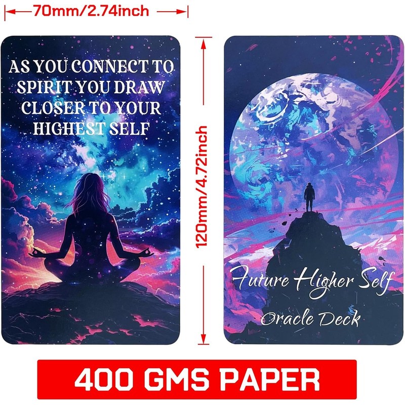 EMPATHSOUL Highest Self Messages Oracle Deck, Cosmic Guidance Oracle Deck,