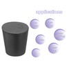 sourcing map Rubber Tapered Plug 18mm to 24mm Solid Test