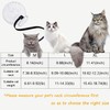 Podoy Cat Transparent Muzzle,Breathable Cat Hood, Adjustable Kitten Astronaut Helmet