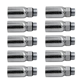 5/8" Hose x #10 SAE/ORB Male Hydraulic Hose End Crimp Fitting | MB-10-10 (10-PACK)
