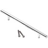 Merriway® BH01096 Bright Chrome 'T' Bar Style Handle, 96 mm