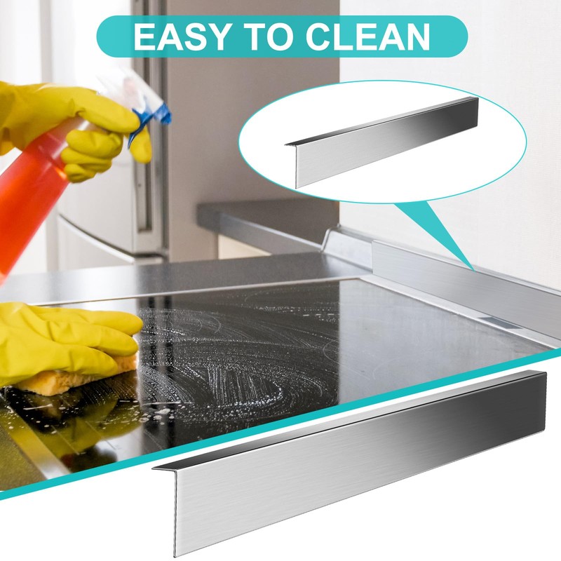 Blulu Universal Stove Gap Cover - 304 Stainless Steel Stove