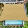 Coumavin 16'x20' Sun Shade Sail Rectangle Outdoor UV Block Square