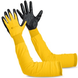 Gastody™ Long Gardening Gloves Women and Men L - Long Sleeve Garden Gloves Multipurpose Heavy Duty Outdoor and Indoor - Long Cuff Garden Gloves - Thorn Resistant Protective Work Rose Pruning Gloves