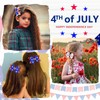 2pcs 4th of July Hair Bows for Girls, Red White