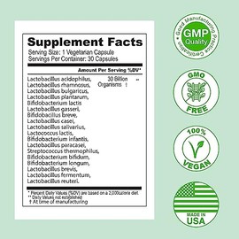Formula Probiotica Avanzada con 18 Cepas Probioticas Clinicamente Seleccionadas para ayudar a eliminar los malestares digestivos. Para Hombres y Mujer