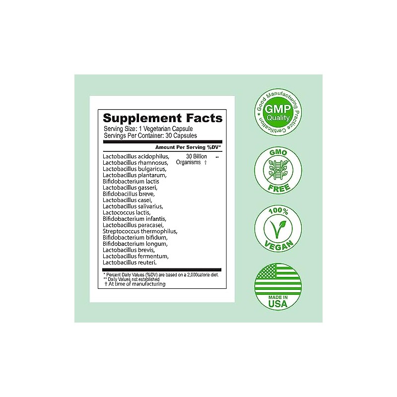 Formula Probiotica Avanzada con 18 Cepas Probioticas Clinicamente Seleccionadas para