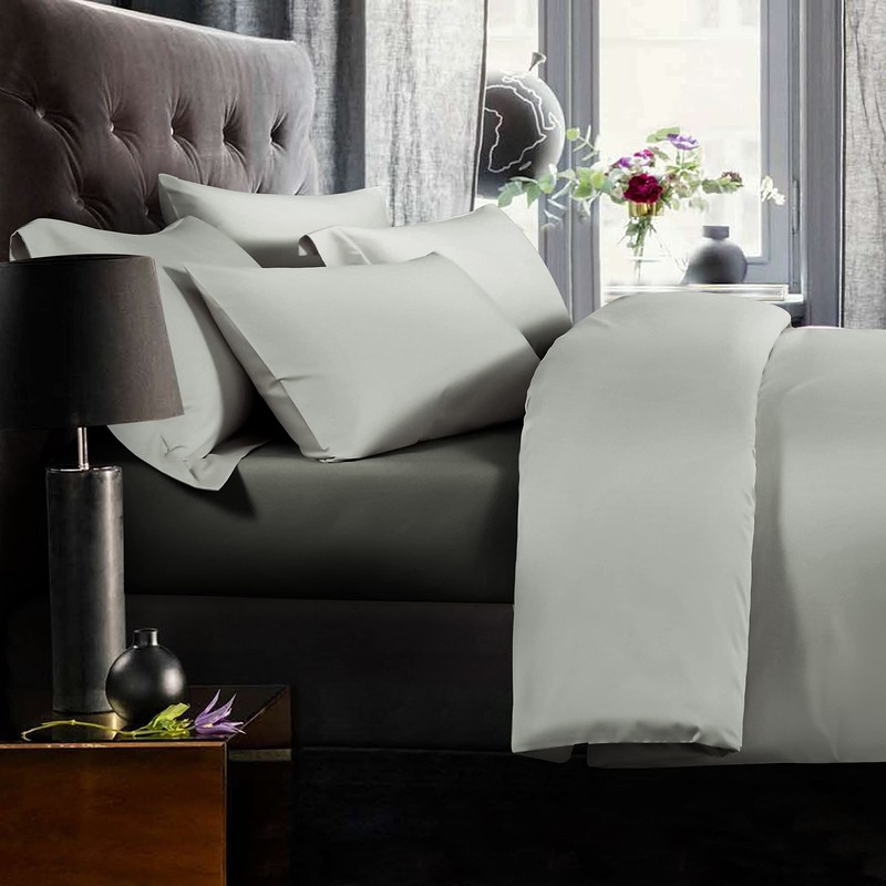 NTBAY 500 Thread Count 100% Egyptian Cotton Double Fitted Sheet,