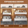 Seinloes 2 Pack Expandable Pull Out Cabinet Organizer 21"Deep With