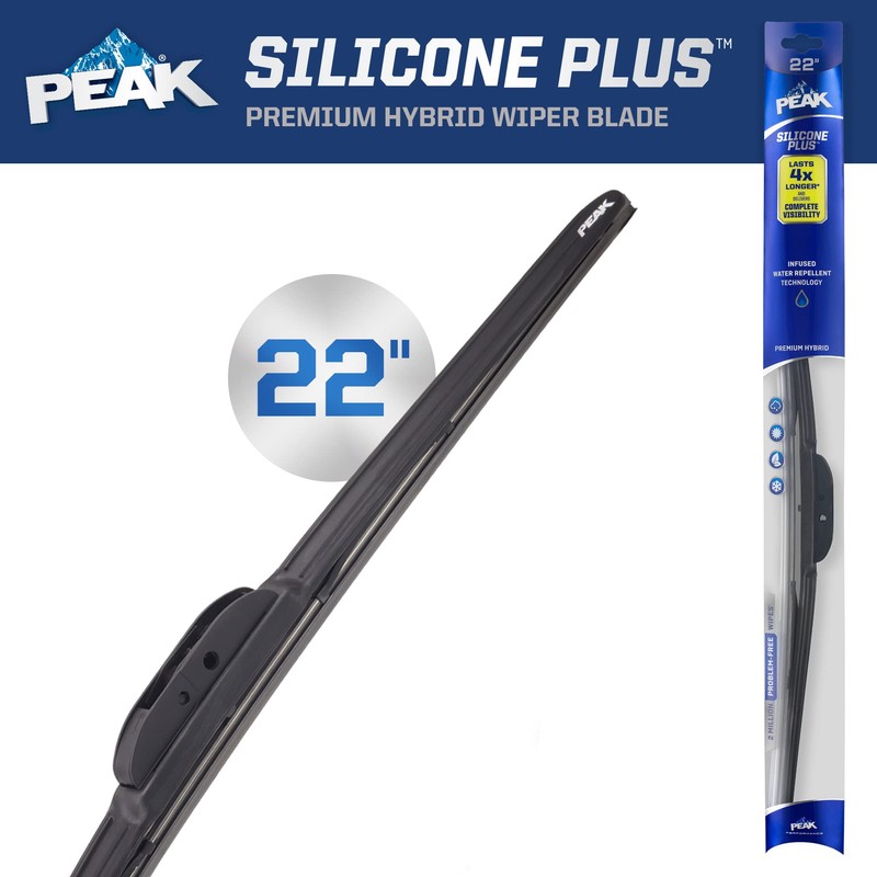 PEAK Silicone Plus 22" All-Weather Hybrid Windshield Wiper Blade, Premium