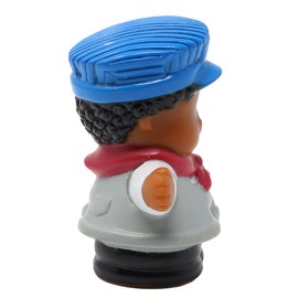 Fisher-Price Little People Collectible Fun Sounds Train Playset 77999 African American Train Ladder Engineer Michael Figure