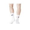 FILA Men's Casual Socks (Pack of 12), black / white