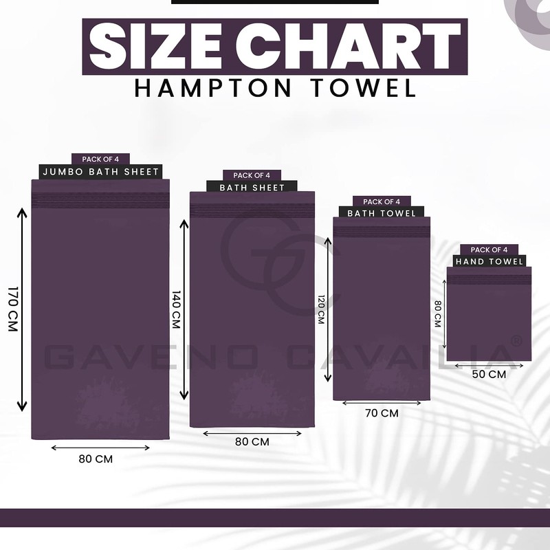GC GAVENO CAVAILIA New Hampton Hand, Ultra Soft Extra Absorbent