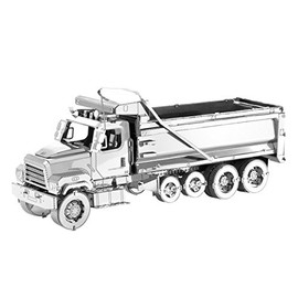 Metal Earth Fascinations MMS146 502594 - Freightliner 114SD Dump Truck, lasergeschnittener 3D-Konstruktionsbausatz, Modellbausatz, Metall Puzzle, 3D Metall Modell, 3 Metallplatinen, ab 14 Jahre