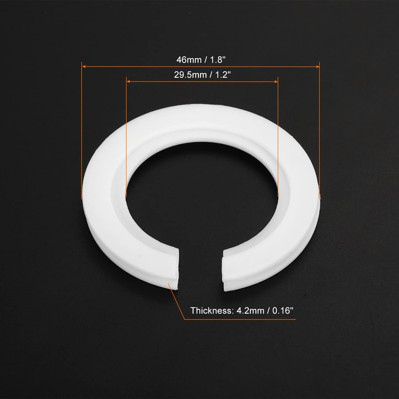 PATIKIL E27 to E14 Lamp Shade Reducing Ring, 4 Pack