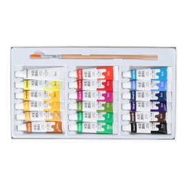 18 color Vibrant Colors 5ml Tubes Watercolor Tubes with Great Value Water Color Paints Art Supplies for Adults Artists and Beginners