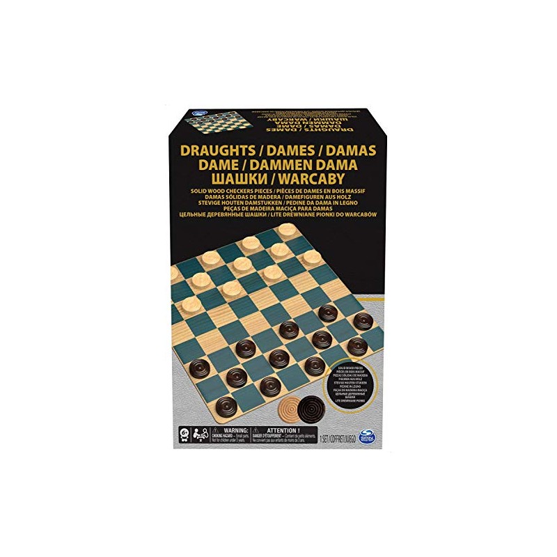 Spin Master Classic Games - Checkers/Draughts