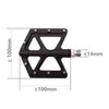 ZERAY ZP-D213 Nylon + Carbon Fiber Platform Pedals for MTB