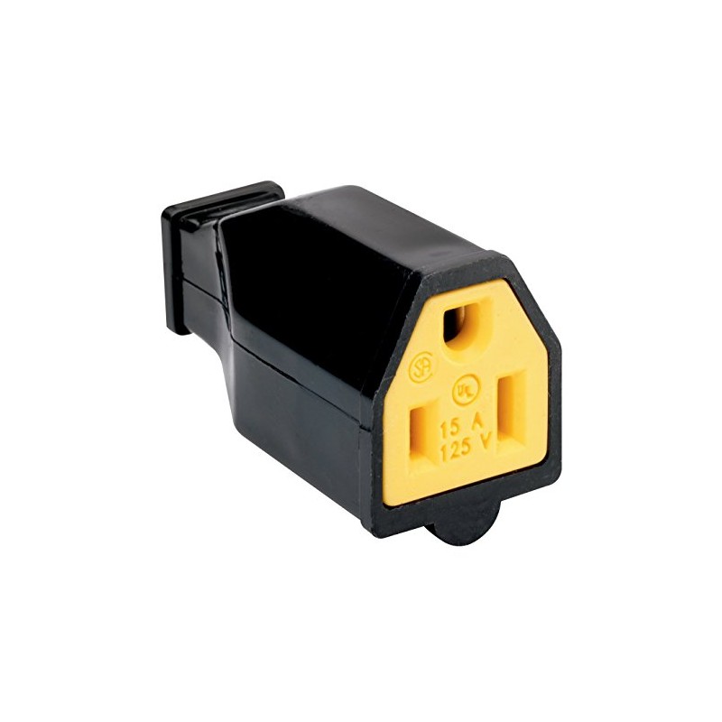 Legrand Pass & Seymour SA993BKCC10 15-Amp 125-volt Straight Blade Connector