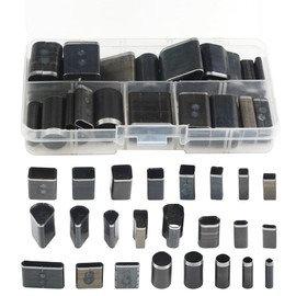 BGTXINGI 24 Shape Style Leather Hollow Punch Cutter Set Kit One Hole Different Leather Shape Hole Punch Cutting Tool Leather Craft Tool for Handmade DIY Leather Craft