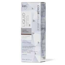Ion Color Brillance Permanent Liquid Hair Color Dark Brown 3N