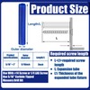 Lineshading 200 Pcs 5/16" Hole Screw Expanding Plastic Screw Anchors