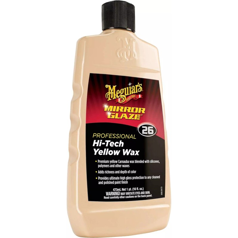Meguiar's Meguiars Mirror Glaze Hi Tech Yellow Liquid Wax 16