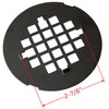 4-1/4" Snap-in Shower Drain Cover 304 Stainless Steel Round Replacement