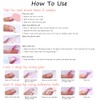 Aucenix Press On Nails Long - French Ballerina Gel Nail