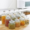 ECYC 650 ml Clear Glass Jar with Lovely Heart-Shaped Handle,