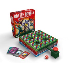 TOMY Games Battle Royale Board Game | Last One Standing Strategy Game | 2-4 Player Family Games for Kids and Adults | Kids Games for Ages 8+ Years Old