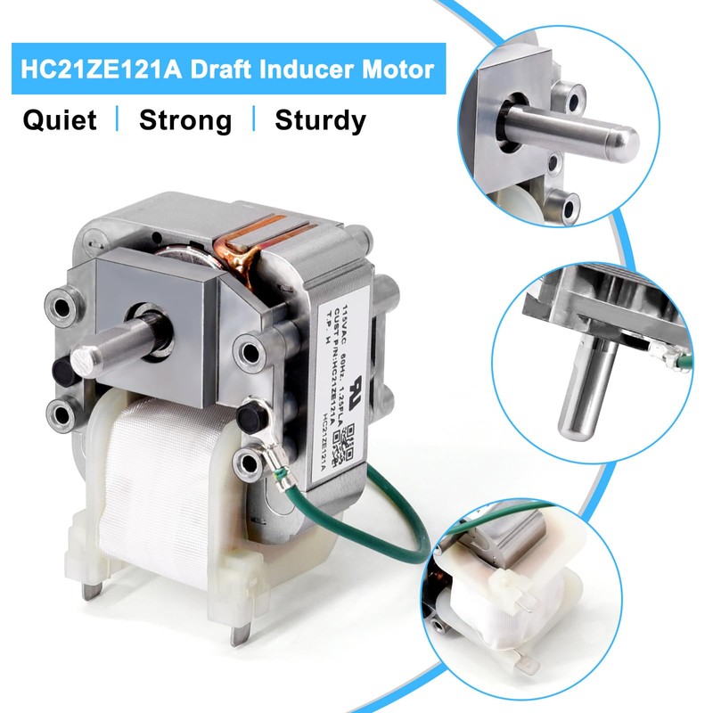 Replacement HC21ZE121A HC21ZE121 Draft Inducer Motor for Carrier Bryant Payne