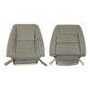 ANTUKO Leather Seat Cover Gray Driver Passenger Bottom Top Replacement