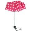 Drizzles Ladies Supermini Fashion Umbrella Pink White Spot
