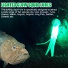 Saltwater Squid Fishing Lures,LED Fishing Lures Lighted Glow Squid Lure