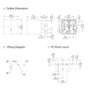 896H-1CH-C-R1 U24 12VDC 50A Automotive Mini Power Relays with Socket