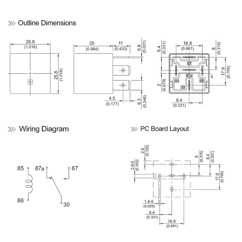 896H-1CH-C-R1 U24 12VDC 50A Automotive Mini Power Relays with Socket