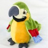Electric Talking Parrot Plush Toy Soft Record Vocals Interactive Voice