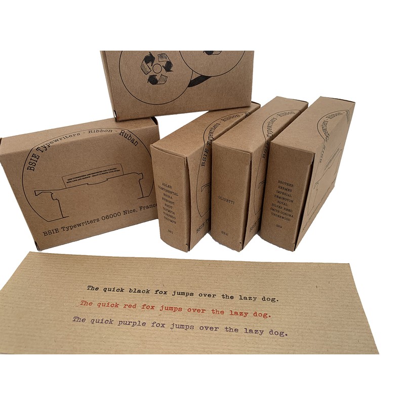 Erika Typewriter Ribbon - Black & Red