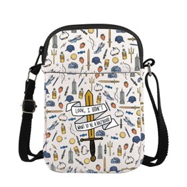 TGBJE Half Blood Inspire Bag Percy Fans Gifts Greek Mythology Gift Look I Didn’t Want To Be A Half Blood Crossbody Bags (Half-blood CB)