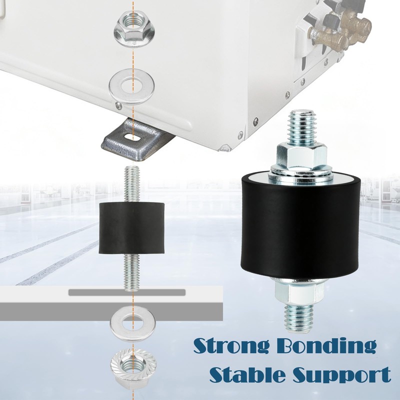 Rubber Vibration Isolator Mounts, 40 x 30mm Shock Absorber Rubber