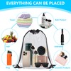 Coco Berming Transparent Backpack for School Backpack Gym Beach, transparent