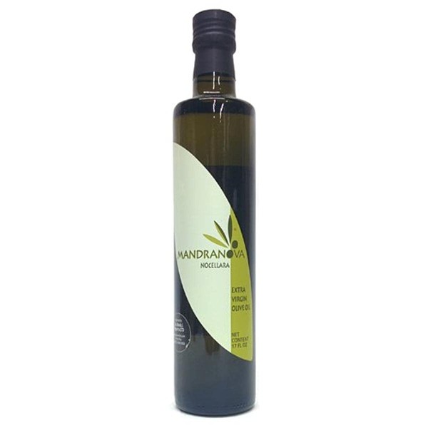 Mandranova Nocellara 2020 Harvest Italian Extra Virgin Olive Oil from Sicily - 0.5 Liter / 16.9 Ounce