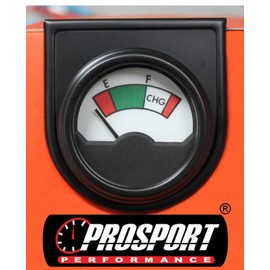 Prosport 48 Volt Analog Golf Cart Battery Meter | 2-1/16” State-of-Charge Gauge with Color-Coded Dial and Two-Wire Install | Mounting Bracket Plate for 48V Lead Acid Batteries