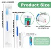 HAIFOTRVA Disposable Toothbrushes with Toothpaste and Floss,50 Pcs 3 in