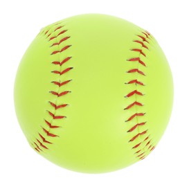 BESPORTBLE 12in Hand-Stitched Softball Baseball Training Ball Practice Softball for Outdoor Sports Handball Supplies