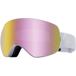 Dragon X2S Alternative Fit Snow Sport Goggle - Whiteout Frame | Lumalens Pink Ion Lens + Replacement Lens