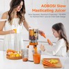 Slow Cold Press Juicer Machine: Electric Masticating Juicer Extractor Easy